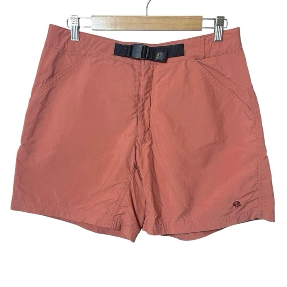 Mountain Hardwear Belted Nylon 6” Inseam Outdoor Hiking Shorts 12 Terracotta
